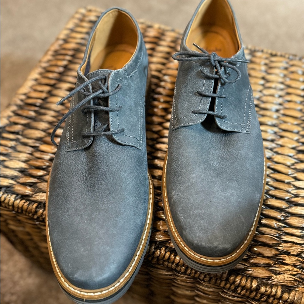 Men’s Clark Dark Blue Suede shoes
